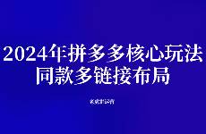 2024年拼多多核心玩法 同款多鏈接布局