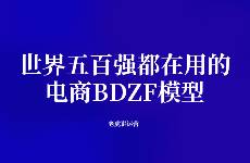 世界五百強(qiáng)都在用的 電商BDZF模型