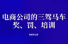 電商公司的三駕馬車 獎(jiǎng)、罰、培訓(xùn)