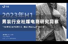 2023年H1男裝行業(yè)社媒電商洞察研究-果集行研