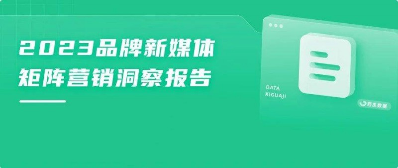 2023品牌新媒體矩陣營(yíng)銷洞察報(bào)告 流量?jī)?nèi)卷下，如何尋找增長(zhǎng)新引擎？