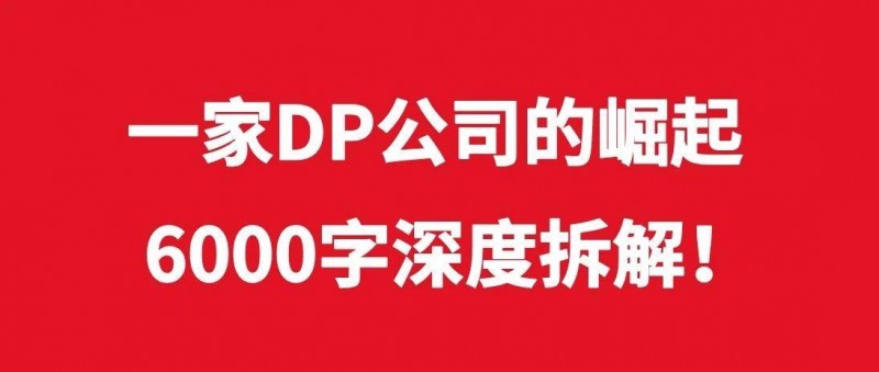 一家DP公司的崛起，6000字深度拆解！