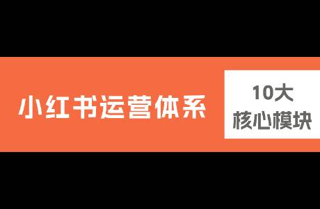 小紅書從0到1運營體系丨10大核心模塊，新手照做也能快速